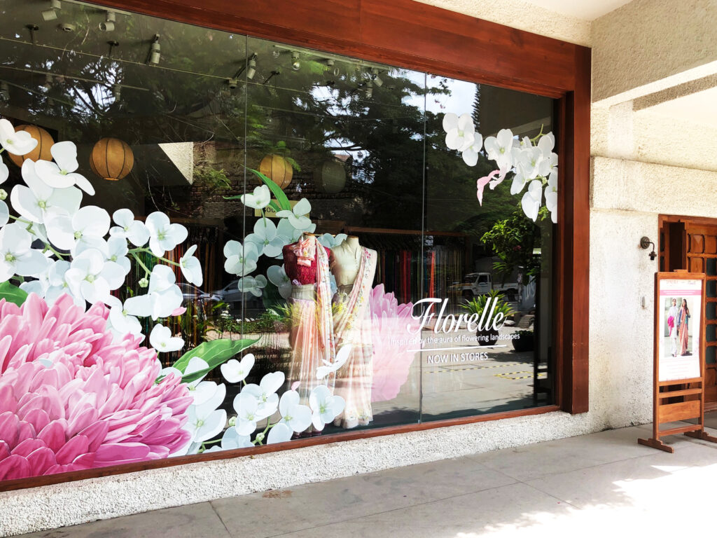 Creativity in Lockdown: Taneira unveils its enchanting Florelle window